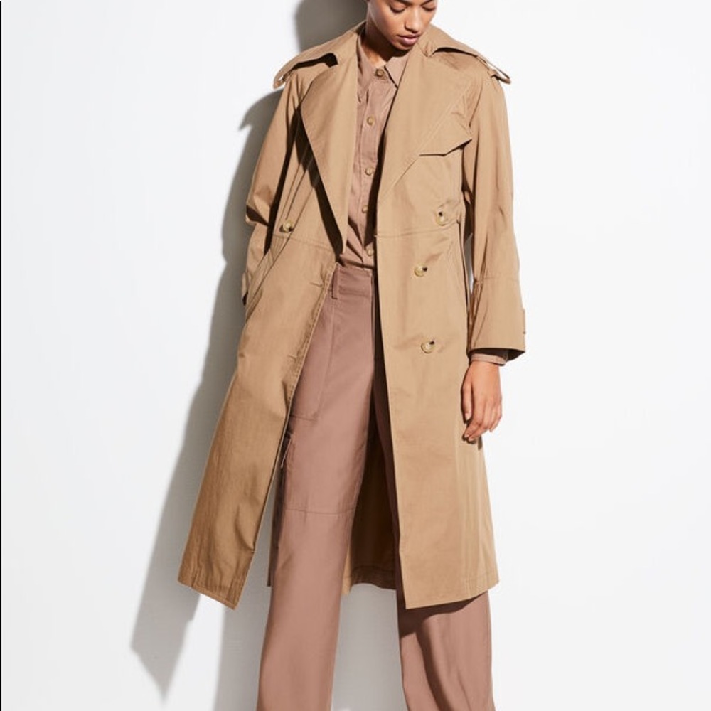 Vince Cotton Trenchcoat